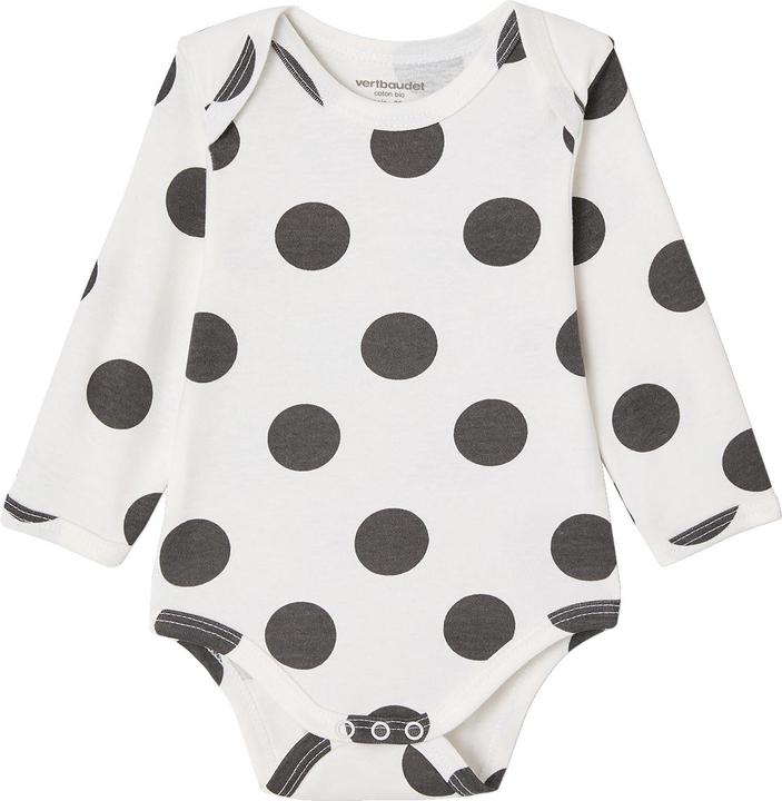 Produktbild Vertbaudet Bio-Kollektion: Baby Geschenk-Set: Body & Lätzchen mit Tupfen (80)