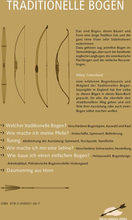 Image du produit Praktisches Handbuch für Traditionelle Bogenschützen 20071121 (Allemand, Haiko Hörnig, Ekkehard Hoehn, Hilary Greenland, 2018)