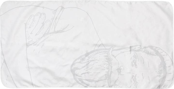 Produktbild Seemanngarn Handtuch Smutje 50 x 100 cm, Weiss (50 x 100 cm)