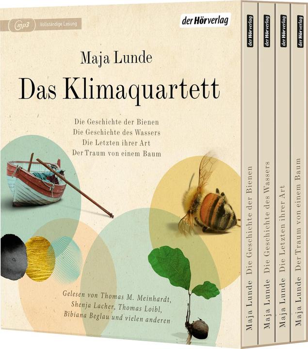 Produktbild Das Klimaquartett (Maja Lunde, Bibiana Beglau, Thomas M. Meinhardt, Thomas Loibl, Shenja Lacher, Markus Fennert, Meike Droste, Katja Bürkle, Susanne Schroeder, Beate Himmelstoss, Benito Bause, Christiane Pearce-Blumhoff, Deutsch)