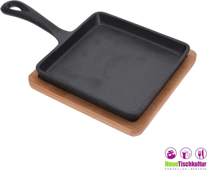 Produktbild neuetischkultur Tapasteller/Eisenpfanne (24 cm, Bratpfanne, Gusseisen)