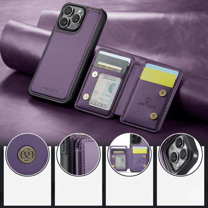Produktbild Cover-Discount iPhone 16 Pro - 2-in-1 Backcover mit Kreditkarten-Etui (Apple iPhone 16 Pro)