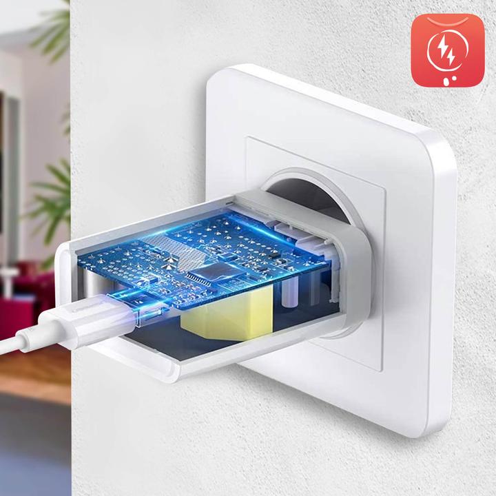 Actual product image Huawei HW-100400E00 Super Charge USB Power Adapter + USB-C Cable (40 W)