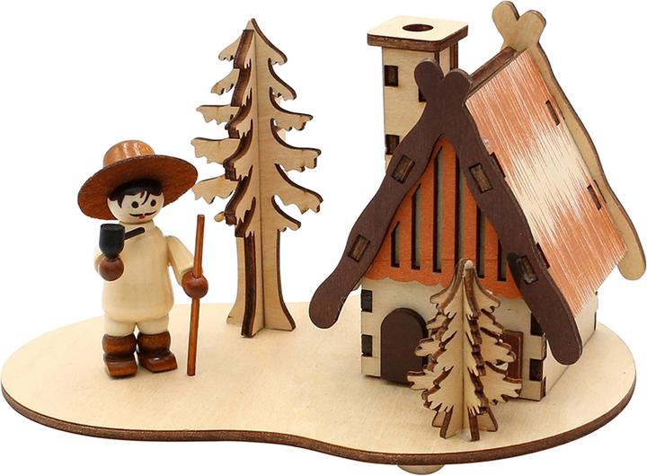 Produktbild SIGRO Holz Räucherhaus, 1 Stück (15 x 10 x 9 cm)