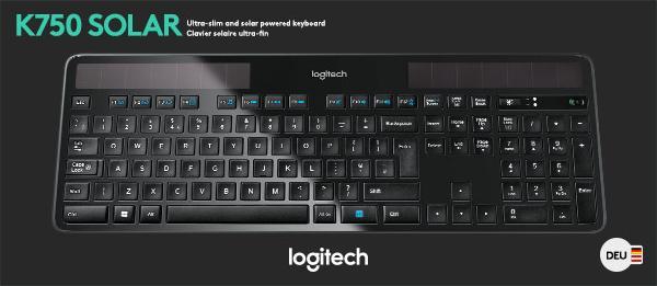 Produktbild Logitech K750 (DE, Kabellos)
