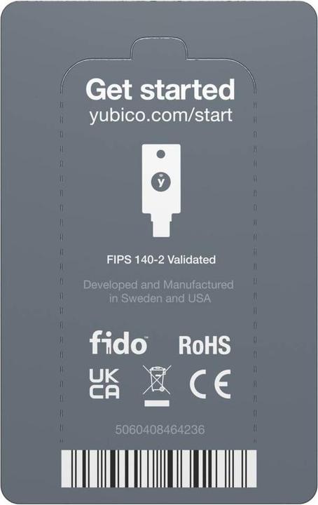 Actual product image Yubico YubiKey 5C NFC FIPS