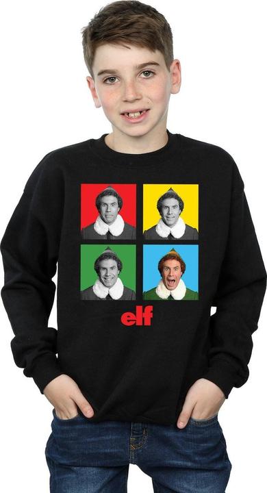 Actual product image Elf Boys Four Faces Sweatshirt (140, 146)