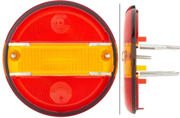 Produktbild Hella 2 Lichtscheiben Rücklicht Halogen für FENDT VARIO MERCEDES LP (P21W, R5W)