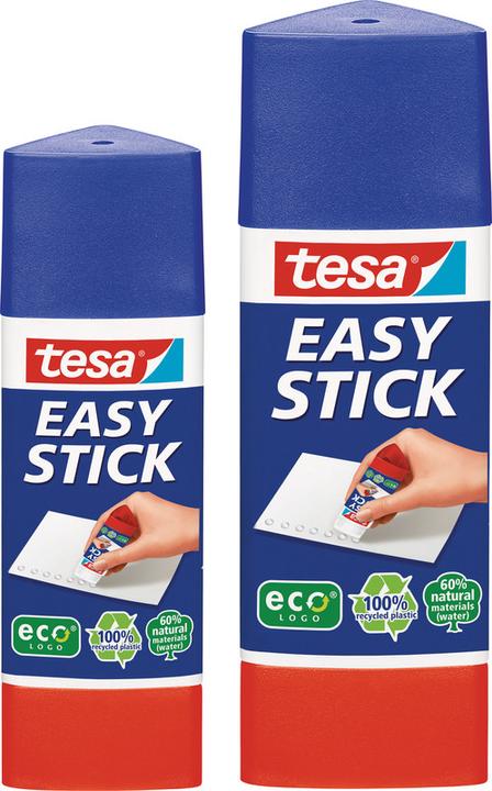 Actual product image tesa EASY STICK ecoLogo glue stick, triangular, odourless glue stick for paper / cardboard