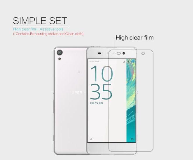 Actual product image Nillkin Super Clear (1 Piece, Sony Xperia XA)