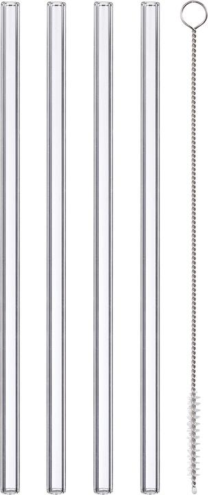 Produktbild neuetischkultur Glas-Trinkhalm 4er Set (4 x)
