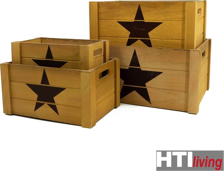 Immagine prodotto HTI-Living Set di scatole in legno (41 x 31 x 20 cm)