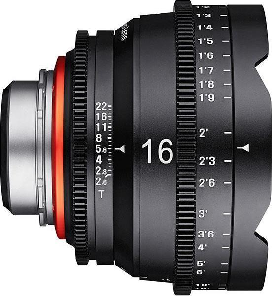 Image du produit Samyang XEEN 16mm T2.6 FF Ciné Canon (Canon EF, Plein format, APS-C / DX, Micro Four Thirds)