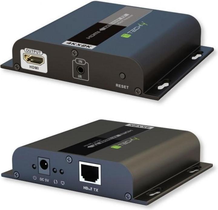 Produktbild Techly HDbitT 4K HDMI Extender Sender/Empfänger over IP mit IR, 120m Der HDMI-Extender IDATA EXTIP-3834K...