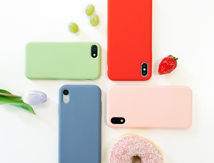 Actual product image Mobiparts Silicone Cover Huawei P30 Royal Grey (Huawei P30)