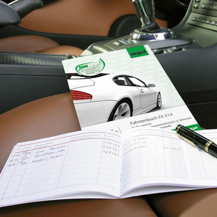 Actual product image Sigel Logbook Paper size: DIN A5 Cover colour: green (32 x)