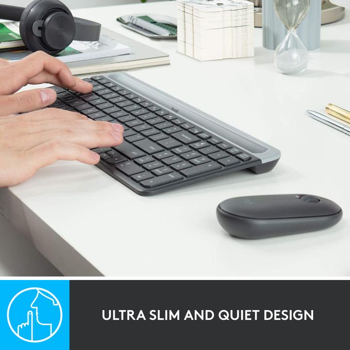 Actual product image Logitech MK470 Combo (CH, Wireless, Docking)