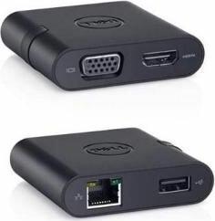Image du produit Dell DA200 USB 3.0 (3.1 Gen 1) Type-C vers HDMI/VGA/Ethernet/USB 3.0 (USB-C)