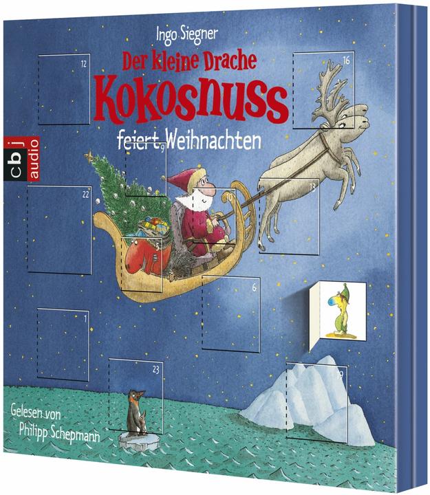 Produktbild Der Kleine Drache Kokosnuss Feiert Weihnachten (Ingo Siegner, Philipp Schepmann, Deutsch, Französisch)
