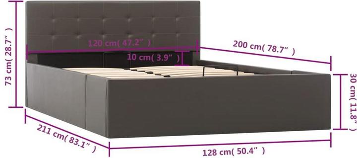 Actual product image VidaXL Bine (120 x 200 cm)