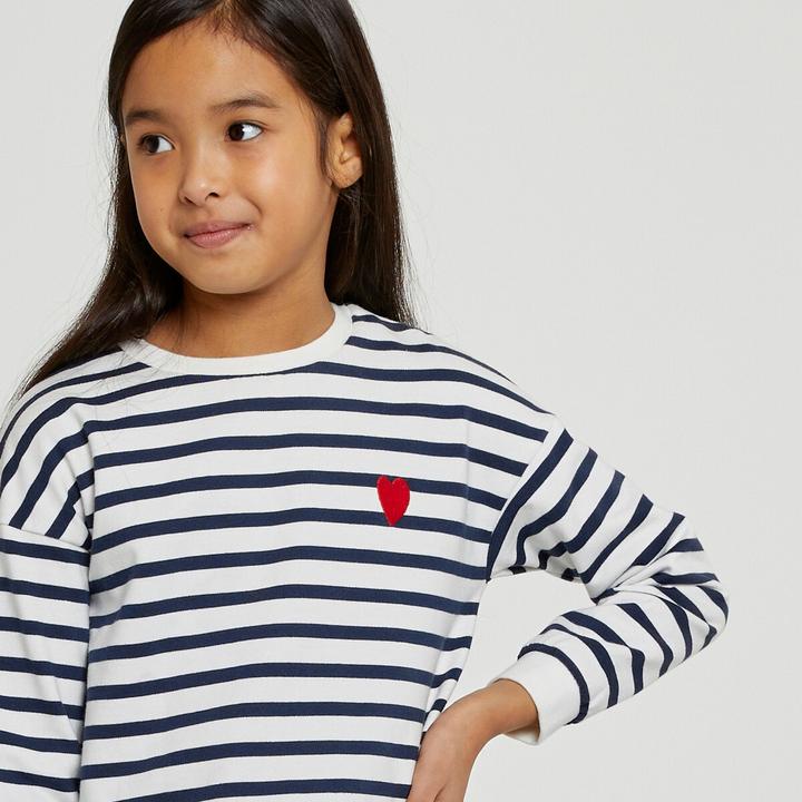 Produktbild La Redoute Collections Gestreiftes Sweatshirt mit Rundhalsausschnitt (94)