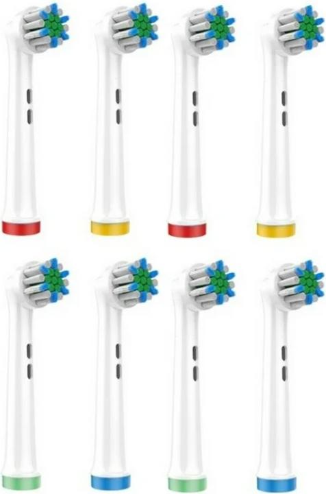 Ora-Care Ersatzbürsten mit extra dünnen Borsten kompatibel mit Oral-B 8er Pack (8 x)