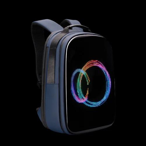 Actual product image Carbon Tech Neuron AI Rucksack mit integriertem LED-Display