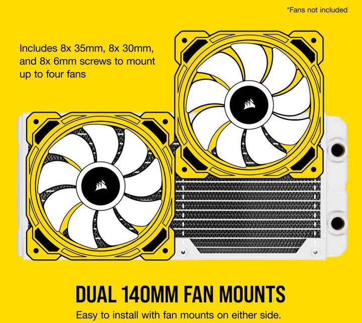 Actual product image Corsair Hydro X Series XR5 280 (140 mm)