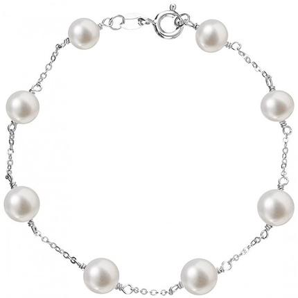 Image du produit Evolution Group Bracelet en argent avec perles véritables Pavon 23008.1 (L)