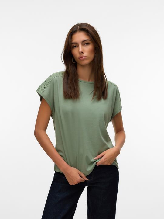 Image du produit Vero Moda Vmemmy Ss Lace Tape Top Jrs Ga Noos (M)