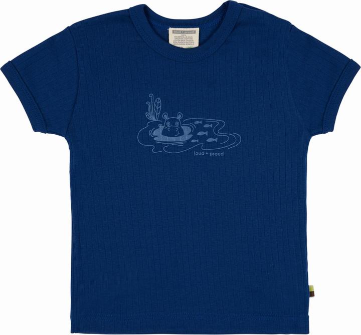 Produktbild loud + proud T-Shirt Derby Rib mit Druck (68)