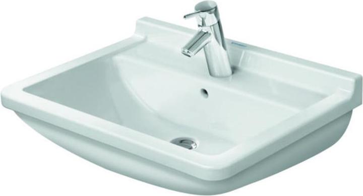 Actual product image Duravit Washbasin STARCK 3 m ÜL HLB 1 tap hole 600x450mm white WG (450 mm, 600 mm)