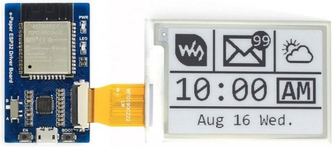 Image du produit WaveShare ESP32 Universal Raw e-Paper Driver Board WiFi Bluetooth