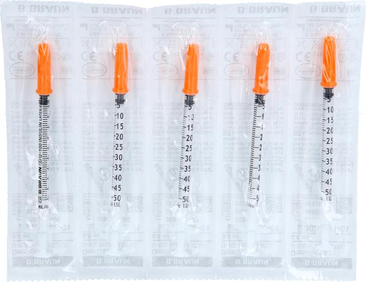 Immagine prodotto B.Braun Insulin 50 0.5ml 0.3x8mm G30 einz (Siringa di insulina)