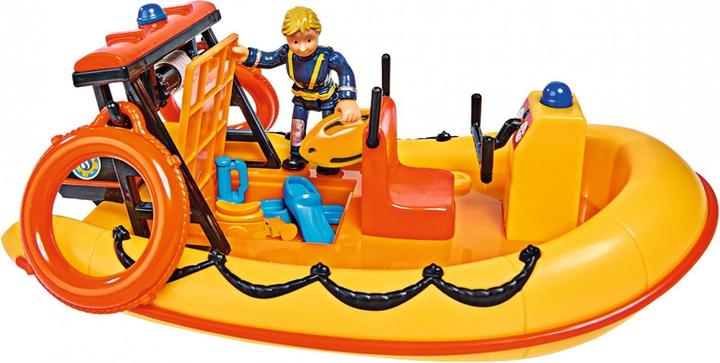 Actual product image Simba Fireman Sam Neptune Lifeboat with Figure