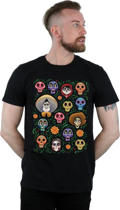Image du produit Disney - T-shirt COCO HEADS PATTERN - Homme (3XL)
