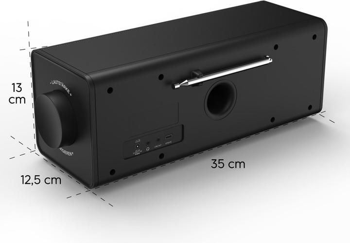 Produktbild Hama DR2002BT (DAB+, DAB, FM, Bluetooth)