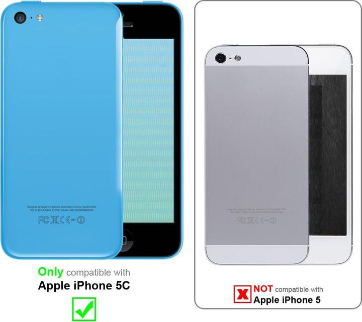 Actual product image Cadorabo Flip Smooth Cover (Apple iPhone 5c)