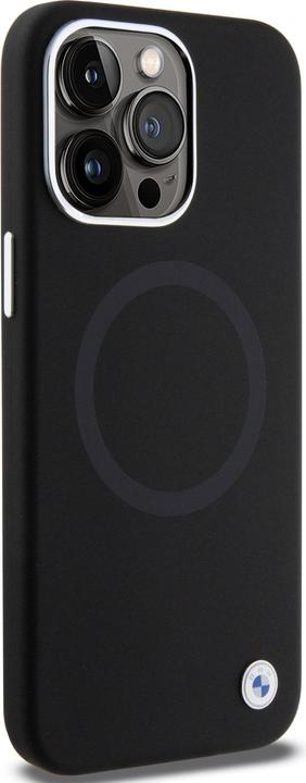 Image du produit BMW BMHMP15LSILBK2 iPhone 15 Pro 6.1" czarny/black Signature Liquid Silicone MagSafe (Apple iPhone 15 Pro)