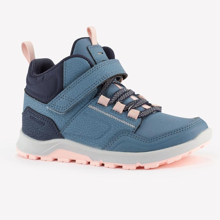 Image du produit Quechua Chaussures de randonnée enfants taille 28-34 mi-hautes à scratch - NH500 bleu (31)