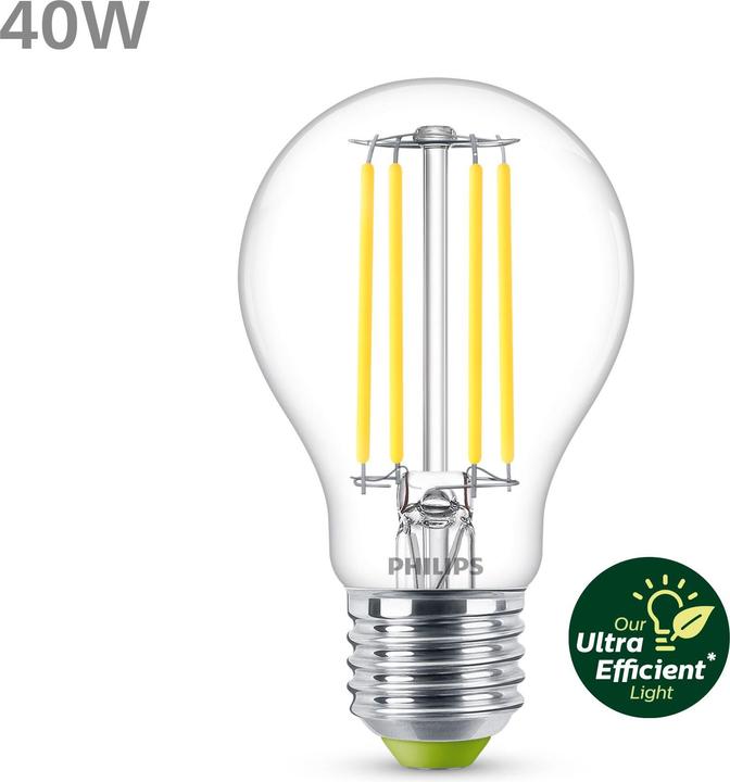Etichetta energetica Philips Lampada (E27, 2.30 W, 485 lm, 1 x, A)