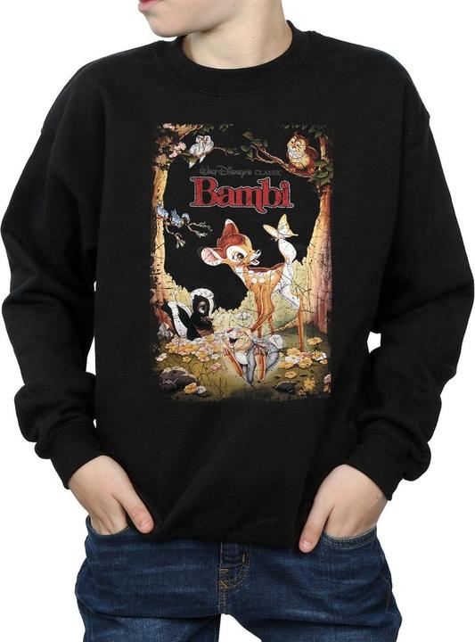 Immagine prodotto Disney Bambi Retro Poster Felpa Ragazzi (140, 146)