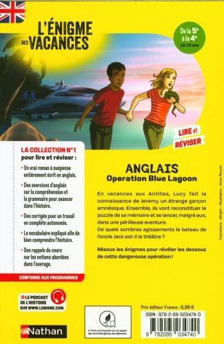 Produktbild Opération Blue Lagon : de 5e à la 4e, 12-13 ans (Englisch, Garner Charlotte, Marcelin Jacques, 2024)