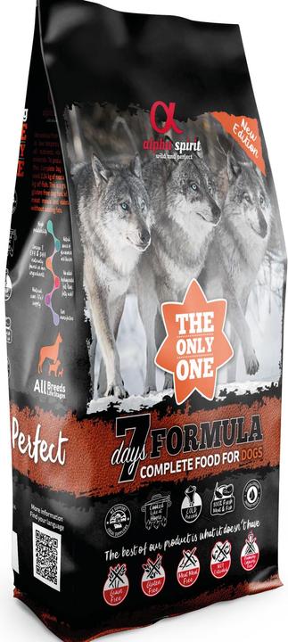Alpha Spirit 7 Days Dry Complete dog Food Week Meniu 12kg (Adulte, 1 pcs, 12000 g)