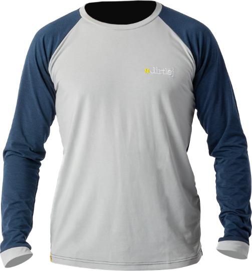 Immagine prodotto dirtlej Maglia a maniche lunghe Mountee drirelease® Merino, grigio/blu, XL (XL)