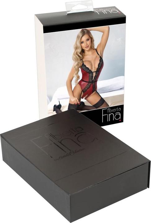 Actual product image Abierta Fina Body red/black XL (XL)