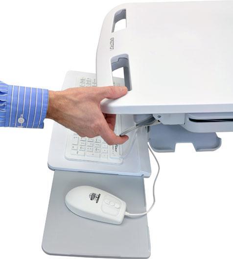 Actual product image Ergotron Trolley for notebook/keyboard/mouse/scanner (open architecture)