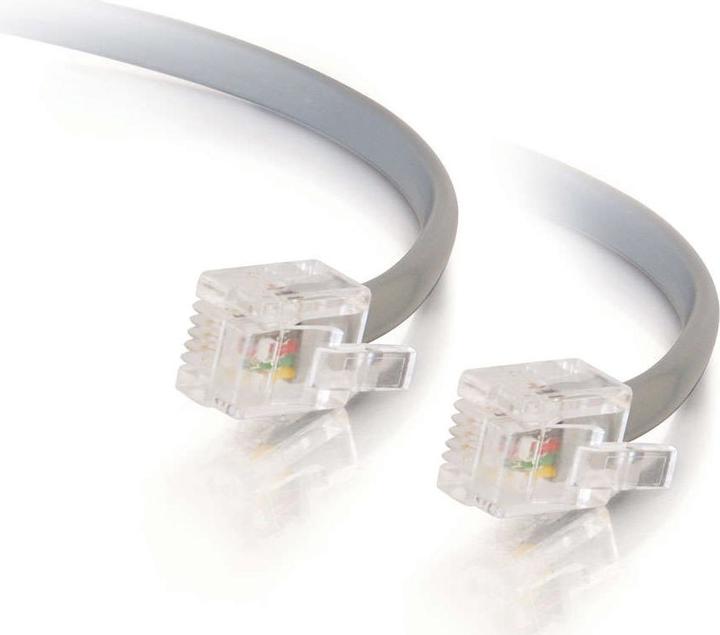 Actual product image C2G RJ11 6P4C Straight Modular Cable