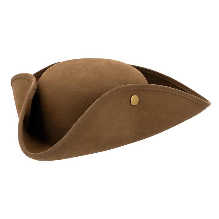Image du produit Boland Chapeau pirate tricorne : aspect daim