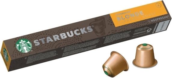 Actual product image Starbucks Blonde Espresso Roast by Nespresso Blonde Roasts (10 x Port.)